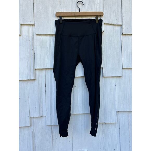 Varley Let's Go Night Running‎ Leggings 25" High Waisted Activewear Black Size M - Picture 2 of 8